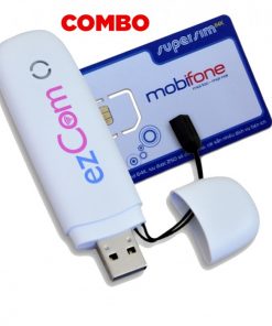 Combo USB 3G ZTE MF190+ sim 3G Mobifone 4Mb không giới hạn 12 Tháng