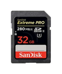 SANDISK EXTREME PRO SD UHS-II CARD 32 GB