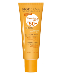 Bioderma Photoderm MAX Aquafluide SPF 50+ GOLDEN TINT - Chống nắng khô thoáng giảm bóng nhờn (40ml)