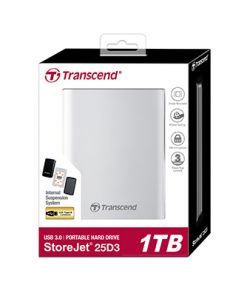Ổ cứng di động cho PC 1 TB StoreJet® 25D3W Trắng USB 3.0