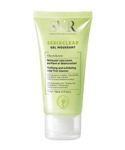 Sữa rửa mặt không chứa xà phòng làm sạch và tẩy cặn SVR-SEBIACLEAR Gel Moussant (55ml)