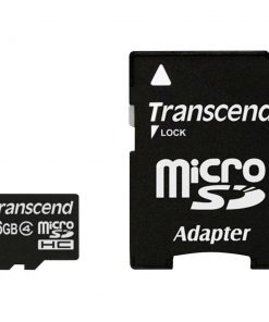 Thẻ nhớ microSD 16 GB kèm áo thẻ Transcend microSDHC Class 4 with adapter