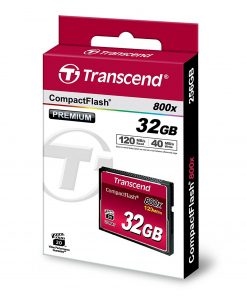 Thẻ nhớ CF 32 GB MLC NAND Transcend's 800x CompactFlash memory cards UDMA7