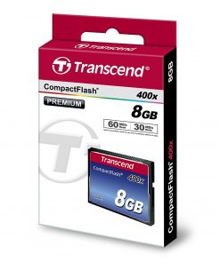 Thẻ nhớ CF 8 GB MLC NAND Transcend's "Premium" series 400x CF card UDMA7