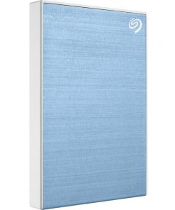 Ổ cứng cắm ngoài Seagate Backup Plus Slim - Polished aluminium 1TB Light Blue - STHN1000402