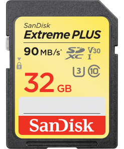 SANDISK EXTREME PLUS SD UHS-I CARD 32 GB