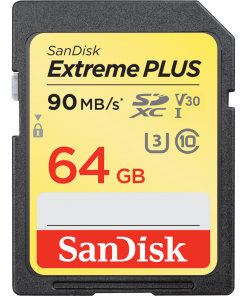 SANDISK EXTREME PLUS SD UHS-I CARD 64 GB