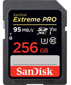 SANDISK EXTREME PRO SD UHS-I CARD 256GB