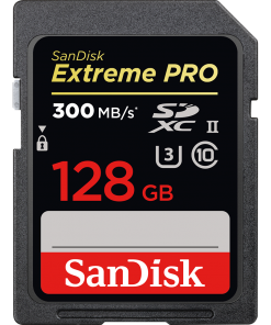 SANDISK EXTREME PRO SD UHS-II CARD 128 GB