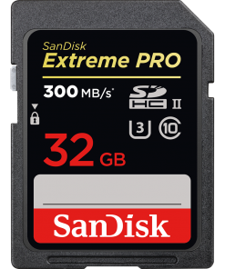 SANDISK EXTREME PRO SD UHS-II CARD 32 GB