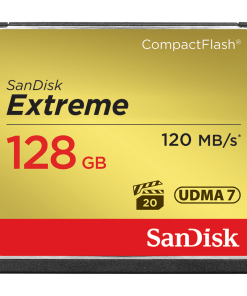 SANDISK EXTREME COMPACTFLASH MEMORY CARD 128 GB