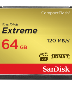 SANDISK EXTREME COMPACTFLASH MEMORY CARD 64GB