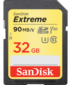 SANDISK EXTREME SD UHS-I CARD 32 GB