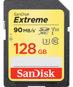 SANDISK EXTREME SD UHS-I CARD 128 GB