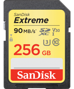 SANDISK EXTREME SD UHS-I CARD 256 GB