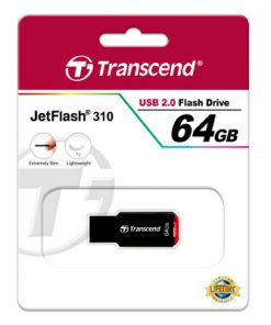 Transcend's JetFlash®310 USB 2.0 Type A connectors Flash Drive 64 GB