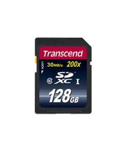Thẻ nhớ SD card 128 GB Transcend's Premium 200x SDXC Class 10 cards