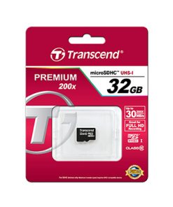 Thẻ nhớ microSD 32 GB Transcend's microSDHC Class 10 (Premium) 200x