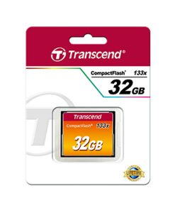 Thẻ nhớ CF 32 GB MLC NAND Transcend's 133x CF cards UDMA7