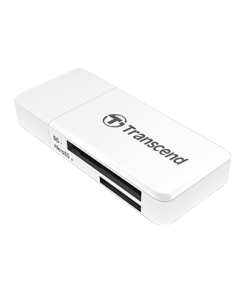 Đầu đọc thẻ nhớ USB 3.0 Transcend RDF5W Card Reader trắng white