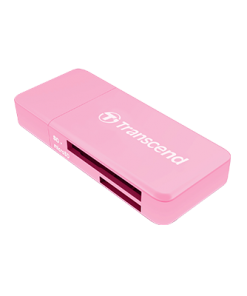 Đầu đọc thẻ nhớ USB 3.0 Transcend RDF5R Card Reader hồng pink