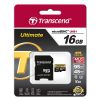 Thẻ nhớ microSD 16 GB Transcend's microSDHC UHS-I U3M (Ultimate) kèm adapter