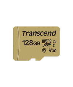 Thẻ nhớ microSD 128 GB Transcend's microSDXC I 500S UHS 3 (V30) MLC NAND Class10
