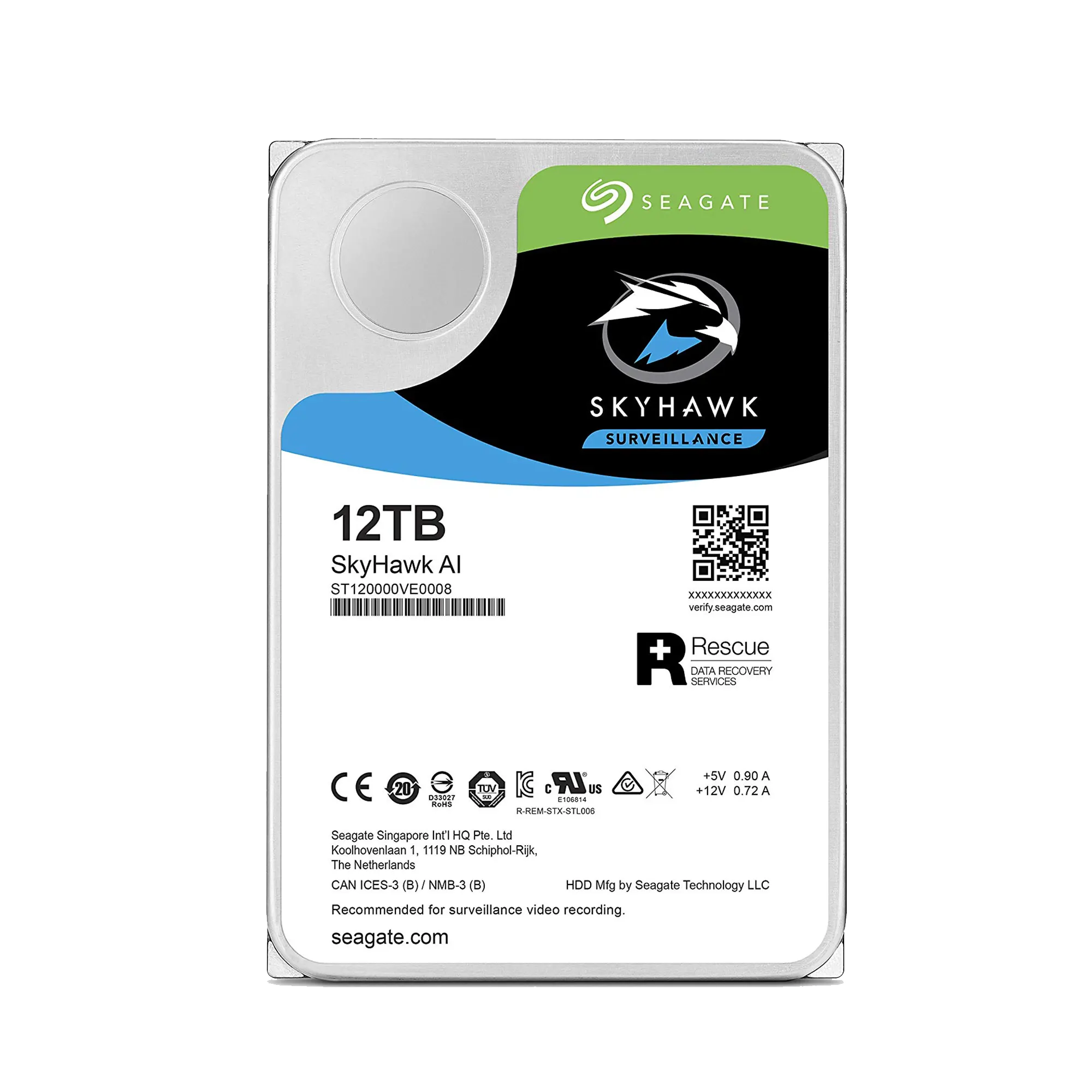 SkyHawk AI 12TB 3.5'' ST12000VE0008