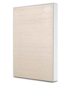 Ổ cứng cắm ngoài Seagate Backup Plus Slim - Polished aluminium 1TB Gold - STHN1000404