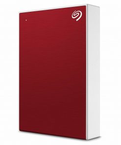 Ổ cứng cắm ngoài Seagate Backup Plus Portable  - Polished aluminium 4TB Red - STHP4000403