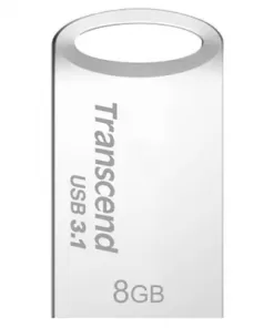 Transcend's JetFlash®710S USB 3.1 Type A connectors Flash Drive 8 GB Bạc Silver