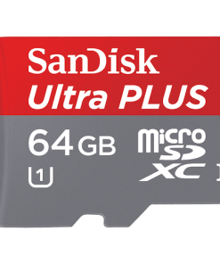 SANDISK ULTRA PLUS microSD UHS-I CARD 64 GB