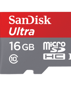 SANDISK ULTRA microSD UHS-I CARD FOR CAMERAS 16 GB
