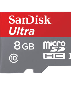 SANDISK ULTRA microSD UHS-I CARD FOR CAMERAS 8 GB