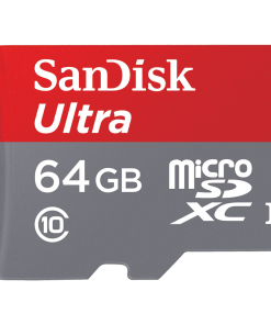 SANDISK ULTRA microSD UHS-I CARD FOR CAMERAS 64 GB