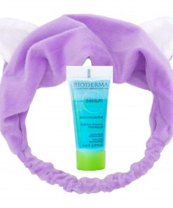 Tinh tế Beauty - Quà tặng chiếc Bờm Turban rửa mặt tai mèo + Sébium Gel Moussant Bioderma sample