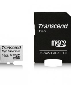 Thẻ nhớ kèm Adapter Transcend's high endurance microSDHC card 16 GB MLC NAND kèm Adapter