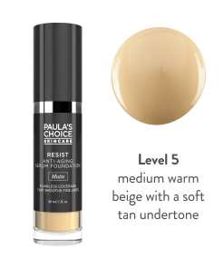 Kem nền tự nhiên Level 5 - Paula's Choice - RESIST Anti-Aging Serum Foundation - Matte Level 5 (30ml)