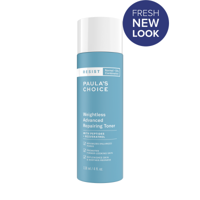 Nước cân bằng da Toner siêu nhẹ cho da dầu và lão hóa - Paula's Choice - Resist Weightless Advanced Repairing Toner (118ml)