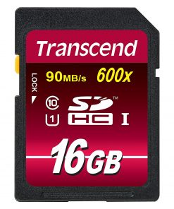 Thẻ nhớ SD card 16 GB Transcend's Ultimate 600x SDHC Class 10 UHS-I cards MLC Flash