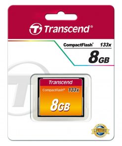 Thẻ nhớ CF 8 GB MLC NAND Transcend's 133x CF cards UDMA7