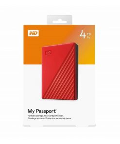 Ổ cứng HDD WD My Passport 4TB 2.5" (WDBPKJ0040BRD-WESN) (Đỏ)