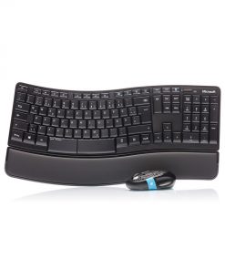 Bộ bàn phím, chuột không dây Wireless Microsoft Scupt Comfort - màu đen