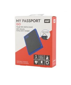 Ổ cứng di động SSD Western My Passport Go 1TB (Màu đen viền xanh) WDBMCG0010BBT