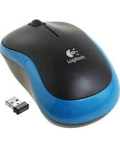 Chuột không dây Logitech M185 Wireless (Xanh)