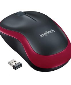 Chuột không dây Logitech M185 Wireless (Đỏ)