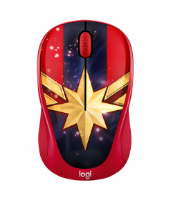 Chuột không dây Logitech M238 Marvel Collection (Captain Marvel)