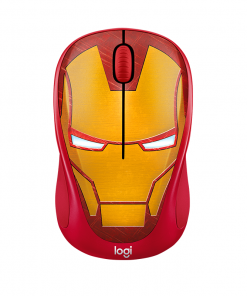Chuột không dây Logitech M238 Marvel Collection (Iron Man)