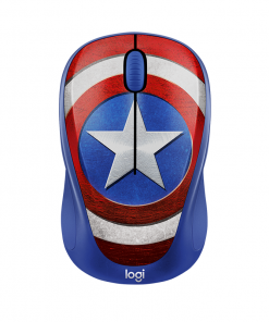 Chuột không dây Logitech M238 Marvel Collection (Captain America)