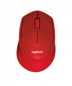Chuột Không Dây Logitech M331 Silent Plus (Đỏ)